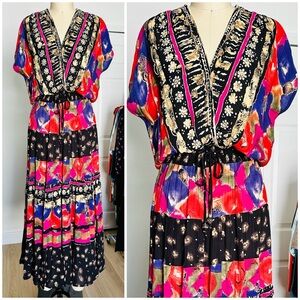 Vintage 90’s Carole Little Boho Maxi Dress